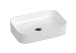 Ravak Ceramic - Umyvadlo na desku 55x37 cm, bez přepadu, bílá XJX01155002