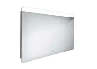 Nimco Zrcadla - Zrcadlo s LED osvětlením, 120x70 cm, dotykový senzor, hliník ZP 23006V