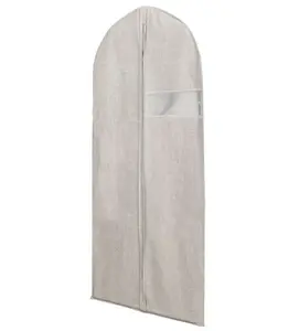 Compactor Organizace šatníku - Obal na šaty 60x135 cm, šedá RAN10113