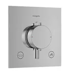 Hansgrohe Ecostat Comfort E - Termostatická baterie pod omítku, pro 2 spotřebiče, chrom 33716000