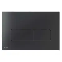 Alcadrain Flat - Ovládání splachování, matná černá MOON-BLACK