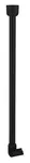 Sapho Ridder Doplňky - Podpora rohové sprchové tyče, černá 59611