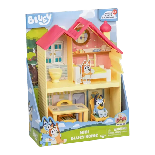 BLUEY Mini Home Playset, Domov - set figúrka s príslušenstvom BLU17614