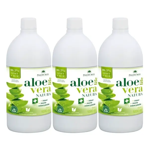 PHARMA ACTIV AloeVeraLife Natura 3 x 1000 ml