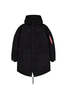 ALPHA INDUSTRIES Prechodná bunda  červená / čierna / biela