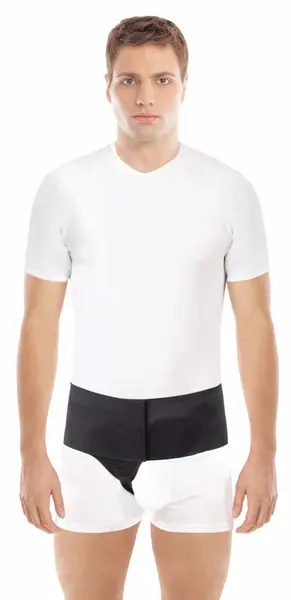 Jednostranný pás na slabinovú prietrž "AXILMAX" O-1408, pravý, veľkosť S, čierny