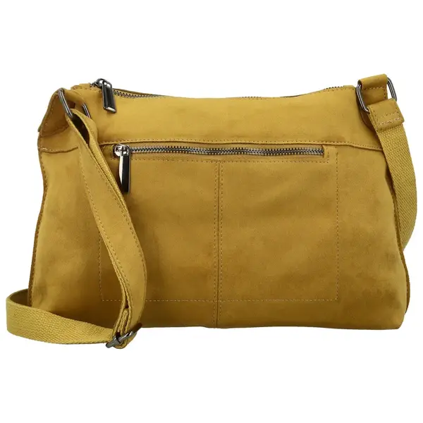 Dámská crossbody kabelka žlutá - Paolo bags Talitha