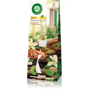 Air Wick Essential Oils Sandalwood & Warm Vanilla aroma difuzér s náplní 30 ml