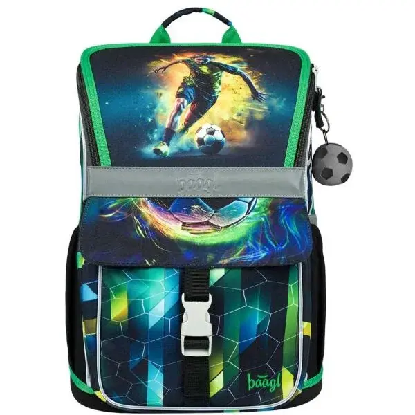 BAAGL ZIPPY FOTBAL HRÁČ Školní aktovka, mix, velikost