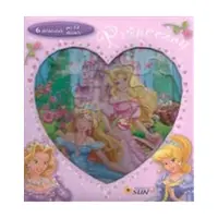 Princezny - skládačková knížka - srdce