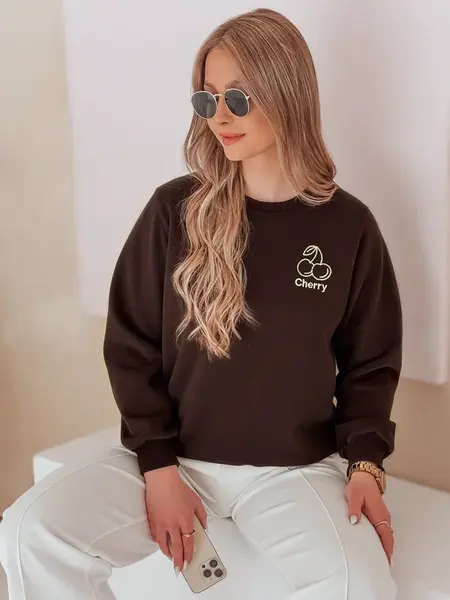 Dámská oversize mikina s výšivkou CHERSOFT