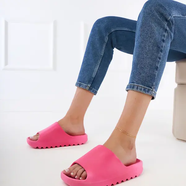 Gemre Pink women's rubber flip-flops Papitos