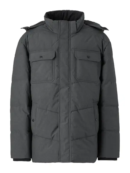 Jack & Jones Plus Zimná bunda 'Morgan'  tmavosivá