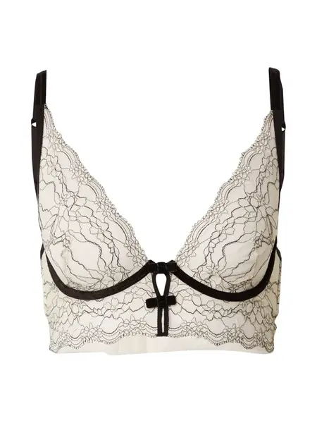 Hunkemöller Podprsenka  čierna / biela