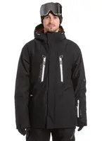 Meatfly snowboardová bunda Dodge True Black | Černá | Velikost S