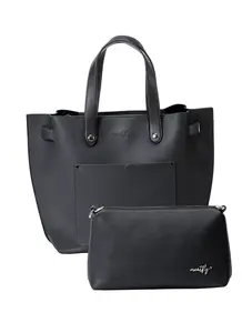 Meatfly kabelka Alma Black | Černá | Objem 13 L