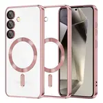 Techsuit Luxury Crystal MagSafe, Samsung Galaxy S25 Plus, růžový