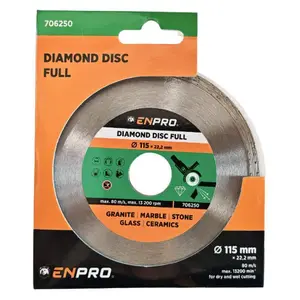 Kotouč diamantový plný Ø 115 x 22.2 mm, ENPRO