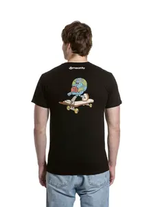 Meatfly pánské tričko Planet Black | Černá | Velikost XL | 100% bavlna