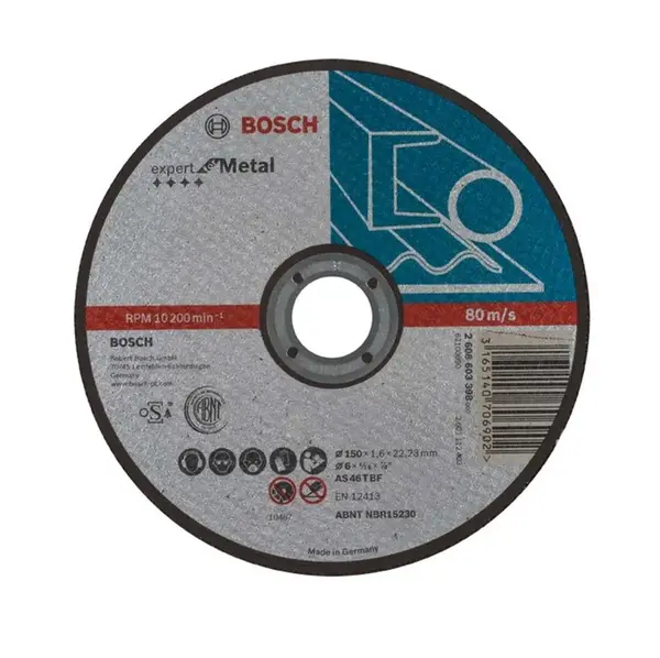 Bosch Príslušenstvo - Rezný kotúč na kov 150x22,23 mm 2608603398