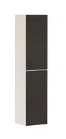 Hansgrohe Xevolos E - Vysoká skrinka, 40x176x36 cm, 2 dvierka, pánty vľavo, matná béžová/textilná tmavá sivá 54219660
