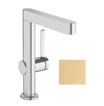 Hansgrohe Finoris - Umývadlová batéria, s výpusťou Push-Open a otočným výtokom, kefovaný bronz 76060140
