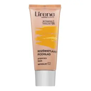 Lirene Brightening Fluid with Vitamin C fluidný make-up pre zjednotenie farebného tónu pleti 02 Natural 30 ml