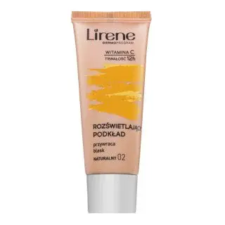 Lirene Brightening Fluid with Vitamin C fluidný make-up pre zjednotenie farebného tónu pleti 02 Natural 30 ml