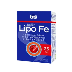 GS Železo Lipo Fe, 30 kapslí