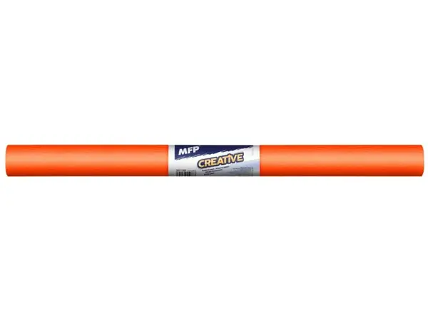 Krepový papír role 50x200cm neon oranžový