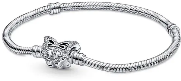 Pandora Stříbrný náramek na přívěsky Motýl 590782C01 17 cm
