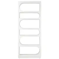 MID.YOU REGÁL, bílá, jedle, 78/193/30 cm