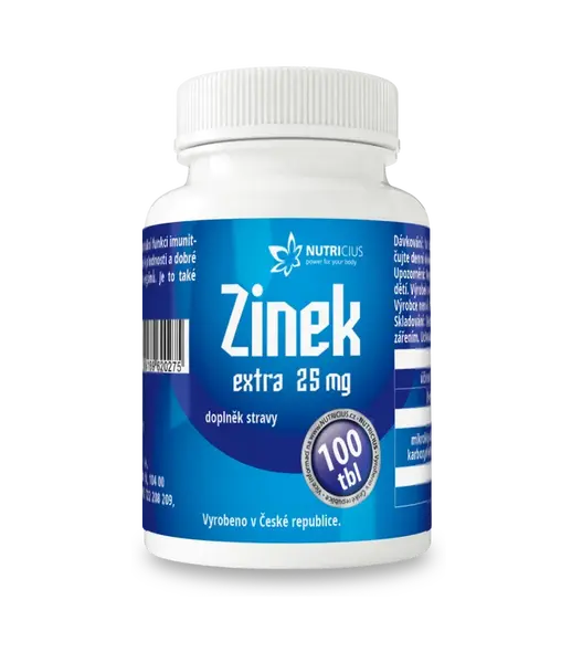 Zinek EXTRA 25mg tbl.100