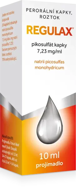Regulax Pikosulfat kapky 7.23mg/ml 10ml