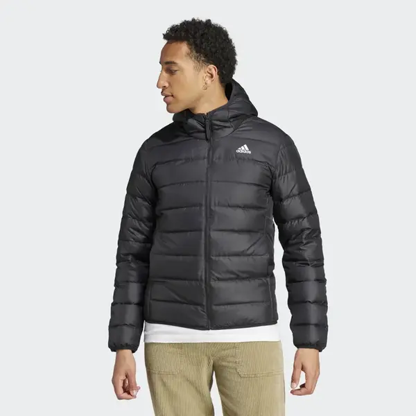 adidas Essentials Light Down Hooded Jacket S