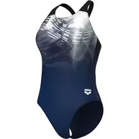 Arena DREAMING SWIMSUIT V BACK Dámske plavky, tmavo modrá, veľkosť