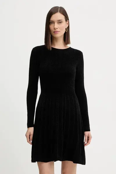 Šaty Guess MORGAN černá barva, mini, W5BK79 Z3902