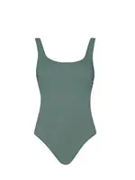 SUNFLAIR Jednodielne plavky  tmavozelená