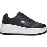 Tommy Hilfiger TJW RETRO BASKET FLATFORM Dámska vychádzková obuv, čierna, veľkosť