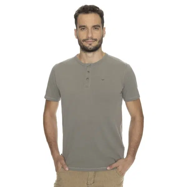 Bushman Pánské tričko Baldo, khaki XL