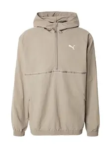 PUMA Prechodná bunda 'CLASS'  tmavošedá / farby bahna / biela