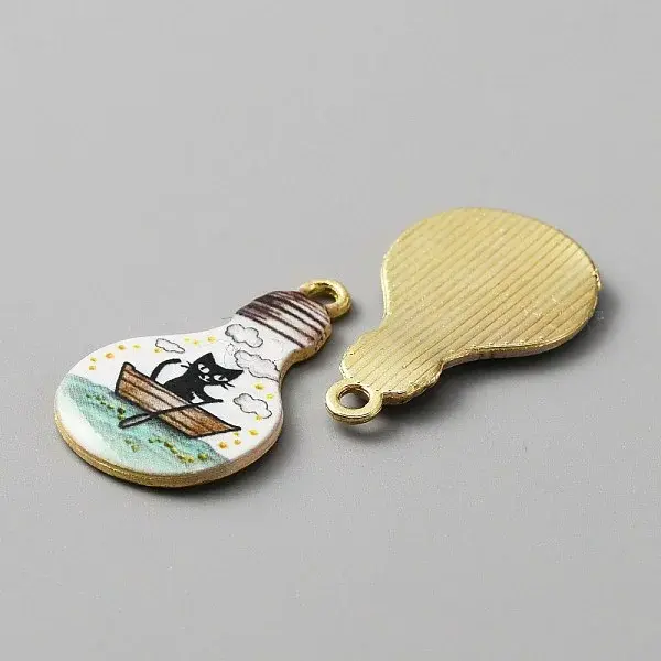Alloy Enamel Pendants
