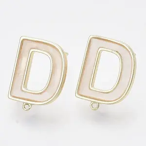 Brass Stud Earring Findings