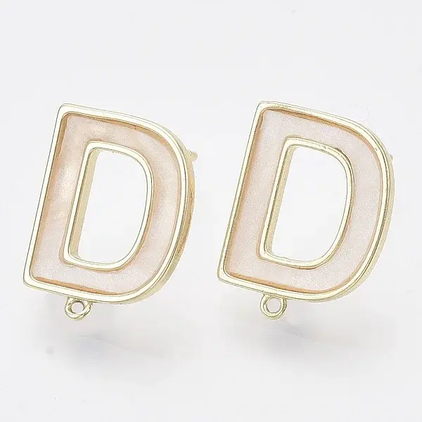 Brass Stud Earring Findings