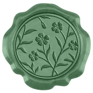 50Pcs Adhesive Wax Seal Stickers