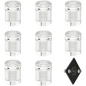 8 Sets Transparent Acrylic Standoff Pins