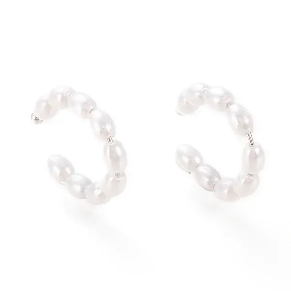 Brass Cuff Earrings