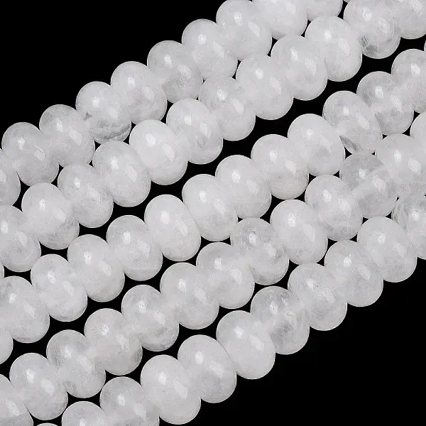 Dyed Natural White Jade Beads Strands