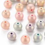 Spray Painted Opaque Acrylic Beads