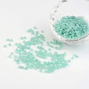8/0 Ceylon Round Glass Seed Beads
